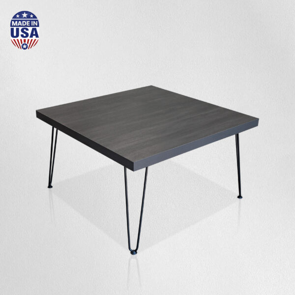 Modern Square Coffee Table for Living Room with Certified Eco-Friendly Materials, Made in USA - Image 4