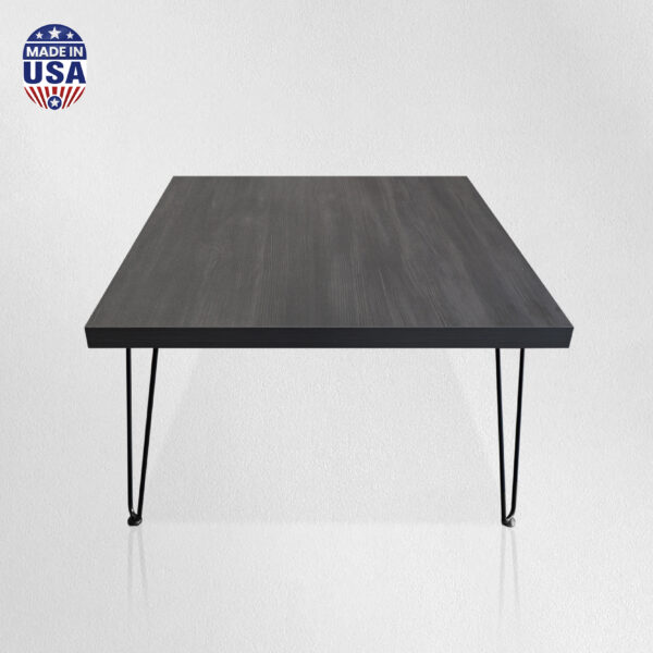 Modern Square Coffee Table for Living Room with Certified Eco-Friendly Materials, Made in USA - Image 3